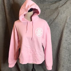 ADIDAS ORIGINAL raw edge hoodie